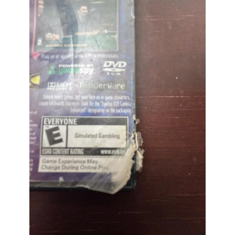 World Poker Tour Sony PlayStation 2 PS2 2K Sports 2005 SLUS-21333